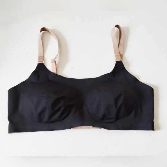 Knix by Knixwear Bra Size 4 Black Beige - Picture 1 of 9